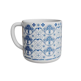 Modern Cup Ceramic Porcelain Cup Tea Cup Coffee Cup Mug 3d model