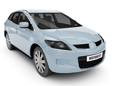 Transportation Car Sedan Light Blue Sedan 3d model