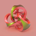 Industrial Equipment Intertwined Rings Grid Structure And 3D Mechanical Design Framework