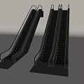 modern elevator escalator elevator 3d model