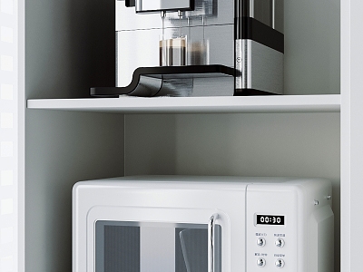 Modern Kitchen Appliances Coffee Machine Oven model