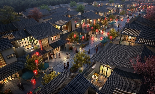 New Commercial Street 3d model