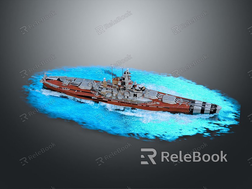 modern ship warship warship warship model