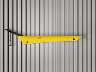 Industrial LOFT Wall Rack Sailing Rack 3d model Industrial LOFT Wall Rack Sailing Rack 3d model