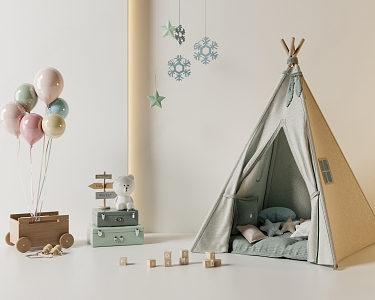 Children's tents Modern tents 3d model