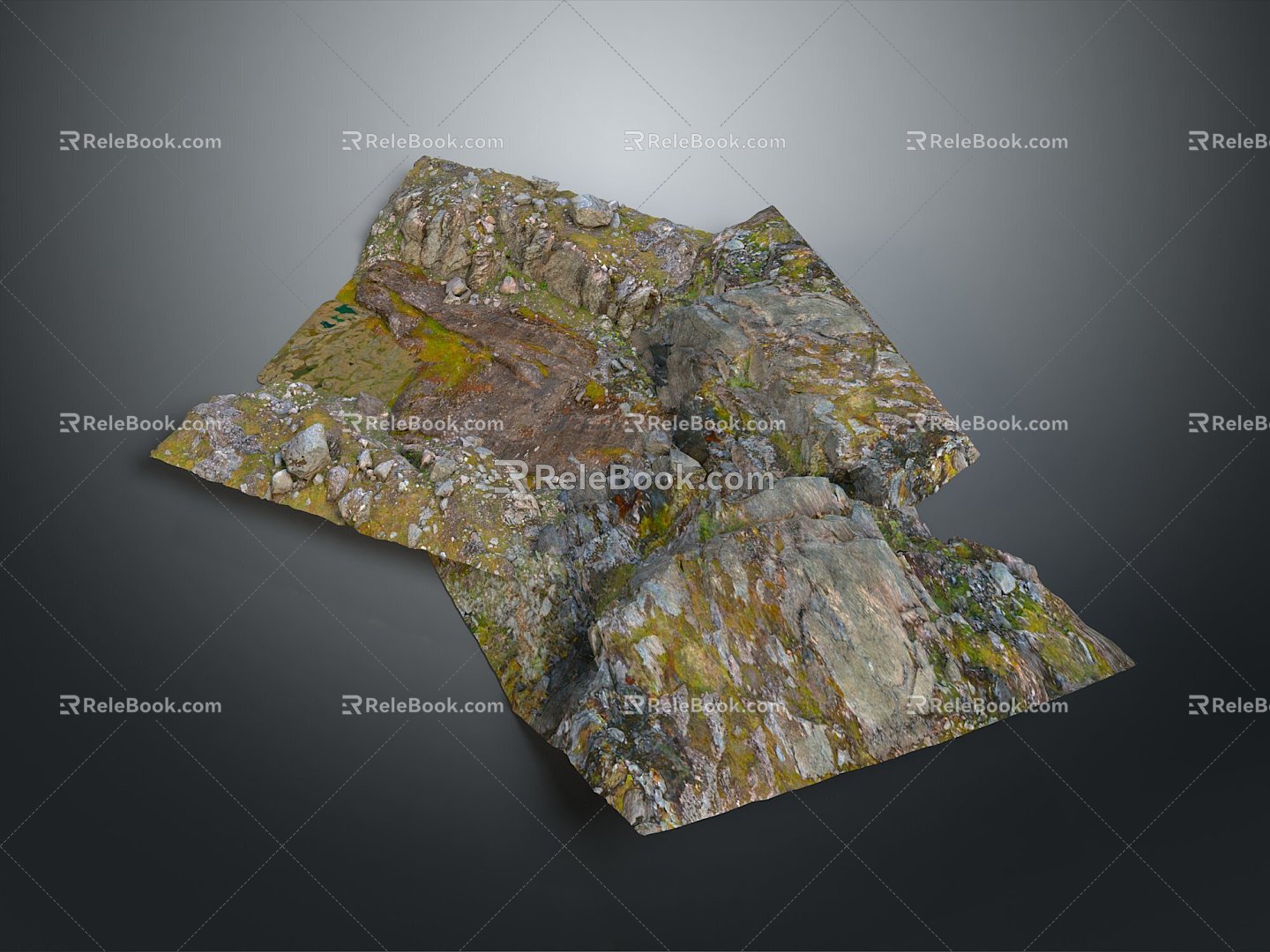 Geography, topography, mountain shape, ridge, ridge, valley, mountain range, canyon, geomorphology, mountain peak, mountain body 3d model