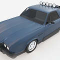 Pickup Truck Car Car Retro Car 3d model