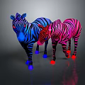Zebra Animal African Animal Cartoon Zebra Animation Zebra Animation Zebra Animation Character Game Character 3d model