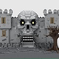 Lego LEGO Toy Blocks Skull Castle Skull Gate 3d model