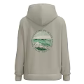 Light Gray Hoodie With PACIFIC OCEAN Lettering And Hooded Design