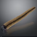 Delicious Rolled Food With Textured Outer Layer And Purple Filling In Cylindrical Shape