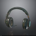 Modern Electronic Headphones With Illuminated Design And High Quality Audio Features