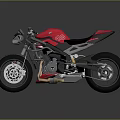 Pink Sport Motorcycle With Modern Design And Black Accents On Shiny Body