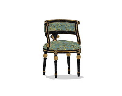 Vintage Leisure Chair French Single Chair 3d model Vintage Leisure Chair French Single Chair 3d model