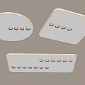Simple ceiling lamp 3d model