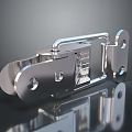 Clothing Accessories Metal Buckle Design Shiny Silver Finish For Garment Fastening