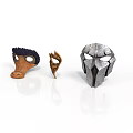 Three Unique Decorative Living Masks with Diverse Materials and Stylish Designs