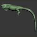 Lizard Anime Lizard Chameleon Cartoon Lizard Reptile Cold Blooded Animal Reptile Class 3d model