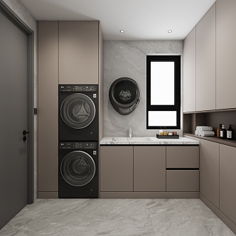 Laundry Housekeeping Room 3d model