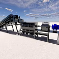 fruit sorting machine 3d model