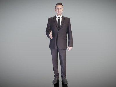 Suit Business Men's Suit Business Handshake Men's Handshake Posture model