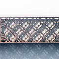 Swing Door With Intricate Lattice Pattern For Modern Interior Decoration 3d model