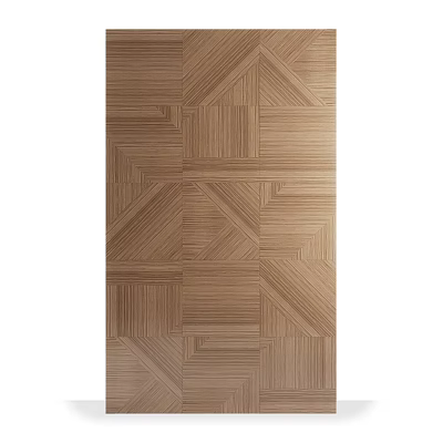 Modern Shower Sauna Interior Featuring Geometric Wooden Floor And Natural Wood Texture 3d model