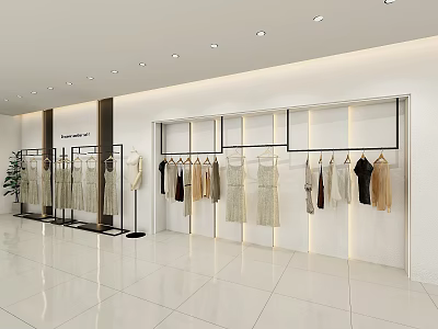 Modern Women's Shop 3d model