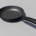 Non Stick Granite Coating Frying Pan With Black Heat Resistant Handle