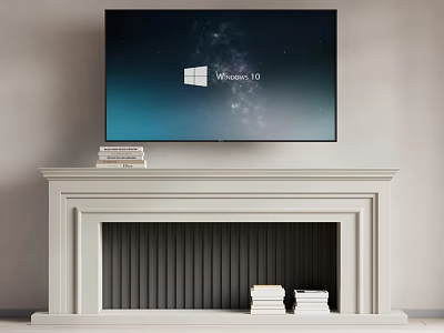 Fireplace TV 3d model