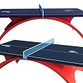 Modern table tennis table 3d model