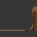 Wooden Fence Design Featuring Wooden Posts Horizontal Rail Metal Brackets And Wrapped Rope