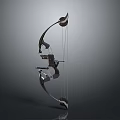 Bow Science Fiction Bow and Arrow Crossbow Mechanical Crossbow Shifting Bow and Arrow Shooter Distal Equipment Weapons 3d model