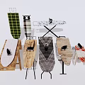 Various Ironing Boards With Different Materials And Patterns For Home Use