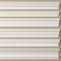 Various White Gypsum Cornice Molding Styles for Interior Ceiling Wall Trim 3d model