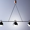 Modern chandelier 3d model