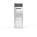 White Storage Locker With Multiple Compartments Ventilated Top And Lockable Middle Section