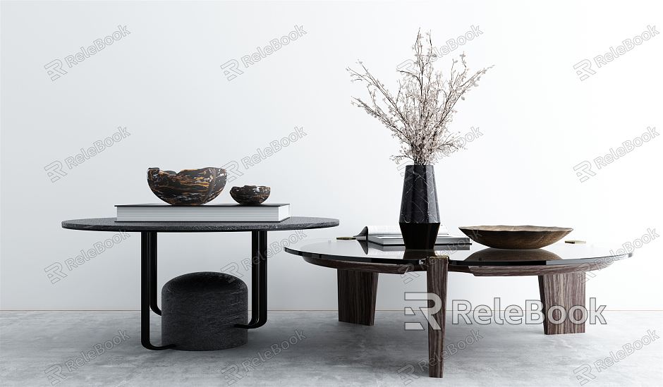 Modern coffee table model