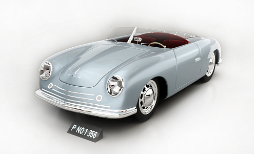 Hyundai sports car Porsche Classic Car 3d model