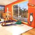 Modern Container Cat House 3d model