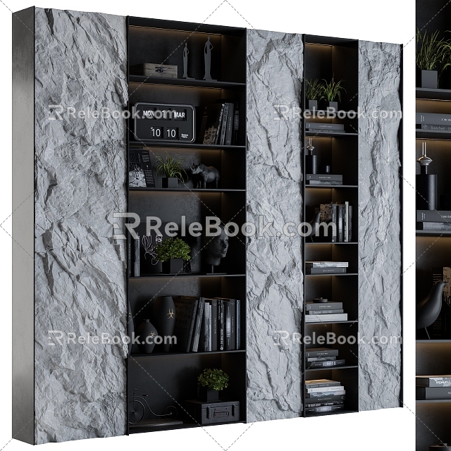 decorative shelf 3d model