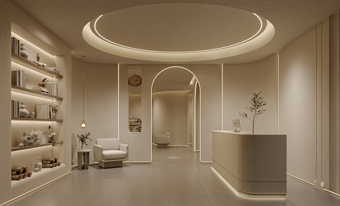 Quiet Beauty Salon Hall Beauty Salon Club 3d model