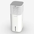 White Upright Home Dehumidifier With Modern Design And Efficient Moisture Removal Function