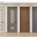 Stylish Hinged Doors with Diverse Panel Designs and Multiple Color Choices