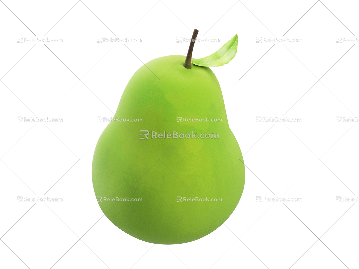 modern fruit pear 3d model