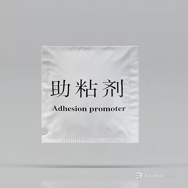 High Quality Adhesion Promoter In White Sachet Packaging For Enhancing Adhesive Bonding 3d model 