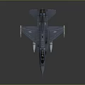 Advanced Gray Jet Fighter With Missiles For Aerospace Exploration