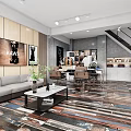 Fantasy Hair Salon Modern Exterior With Glass Entrance And Stylish Interior Design