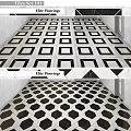 Elite Floorings Black And White Geometric Square And Hexagonal Tile Designs