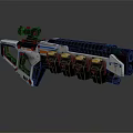 Modern Sci-Fi Gun Sci-Fi Gun Sci-Fi Game Gun Game Gun Concept Gun Laser Gun 3d model